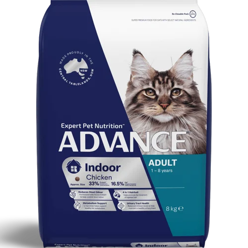 Advance Adult Indoor Chicken Dry Cat Food