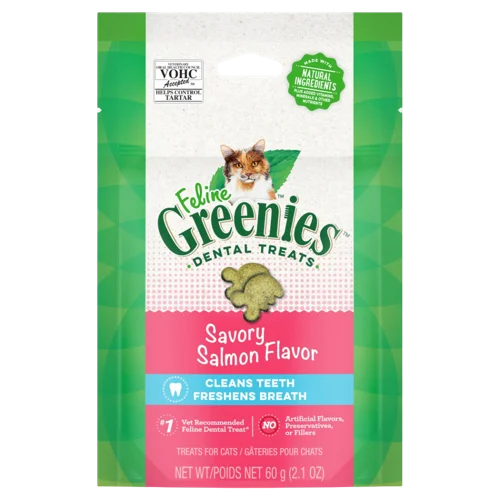 Greenies Cat Treats Dental Savoury Salmon Flavour