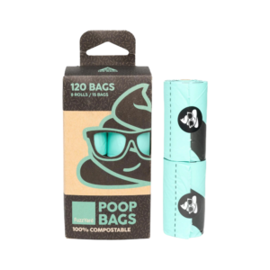 Fuzzyard Certified Compostable Dog Poop Bag Rolls - 120 bags