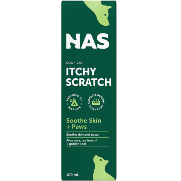 Natural Animal Solutions Itchy Scratch For Cats and Dogs – 100ml