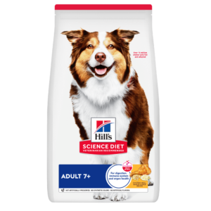 Hill's Science Diet 7 Plus Chicken Barley & Rice Senior Dry Dog Food - 2 x 12kg