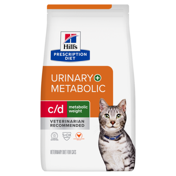 Hill’s Prescription Diet C/D Multicare Stress Urinary Care Plus Metabolic Weight Dry Cat Food