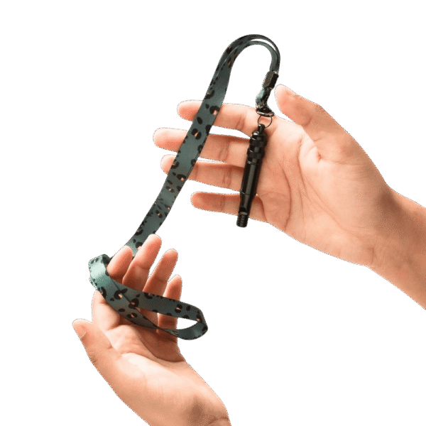 Cocopup London Lanyard And Dog Training Whilstle Khaki Leopard – One Size