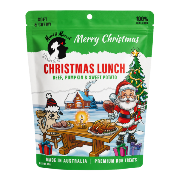 Mimi And Munch Christmas Lunch Dog Treats – 90g
