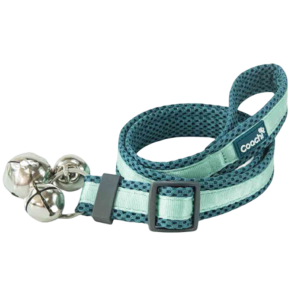 Coachi Puppy and Mini Dog Bells for Toilet Training in Teal and Mint Dog – each