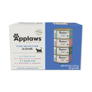 Applaws Natural Fish Selection In Broth Adult Wet Cat Food Can - 24 x 70g