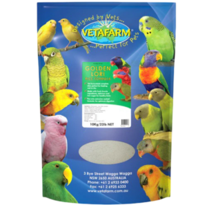 Vetafarm Golden Lori Rice Formula Balanced Lorikeet Feed - 10kg
