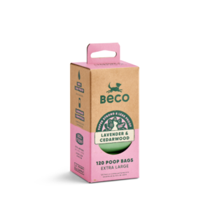 Beco Poop Bags Lavender Cedarwood Scented - 120 pack