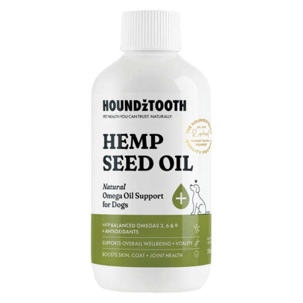 Houndztooth Hemp Seed Oil Dog Health Supplement – 250ml
