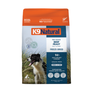 K9 Natural Freeze Dried Raw Beef Feast All Lifestage Dry Dog Food - 1.8kg