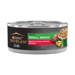Pro Plan Adult Small Breed Beef and Green Beans Entree Wet Dog Food - 24 x 156g