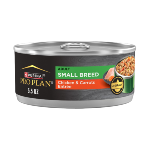 Pro Plan Adult Small Breed Chicken and Carrots Entree Wet Dog Food - 24 x 156g