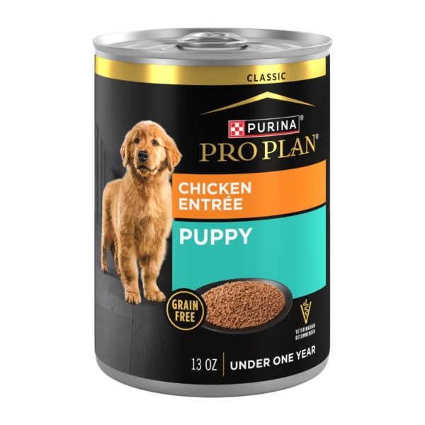Pro Plan Puppy Chicken Entree Wet Dog Food – 12 x 369g
