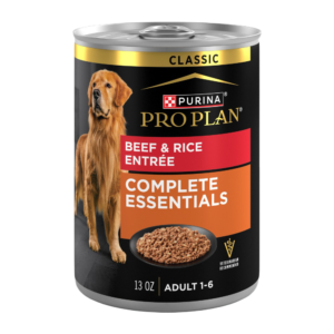 Pro Plan Adult Beef and Rice Entree Wet Dog Food - 12 x 369g