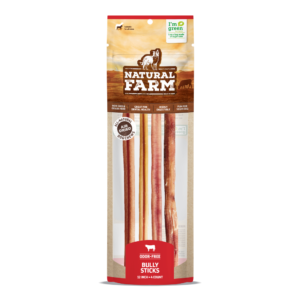 Natural Farm Bully Stick Large Dog Treats - 4 Pack