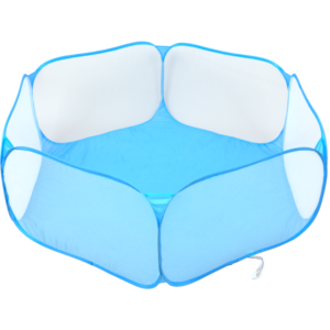 Pawise Foldable Soft Pop Up Blue Playpen for Small Pets - each
