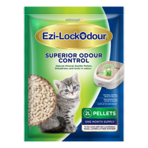 Ezi Lockodour Natural Mineral Zeolite Pellets - 2 x 2L