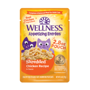 Wellness Appetising Entrees Shredded Chicken Wet Cat Food - 8 x 79g