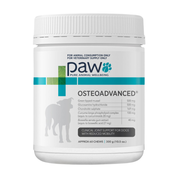 Paw Pure Animal Wellbeing OsteoAdvanced Joint Support Chews for Dogs and Cats – 300g