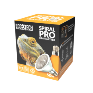 Eco Tech Reptile Spiral Pro Carbon Fibre Tech Heat Emitter - 50w