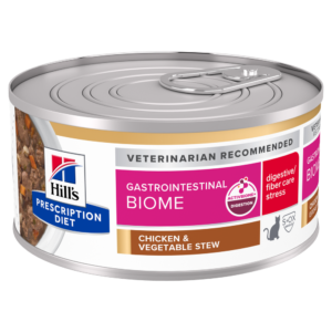 Hill's Prescription Diet Gastrointestinal Biome Chicken Vege Stew Adult Wet Cat Food - 24 x 82g