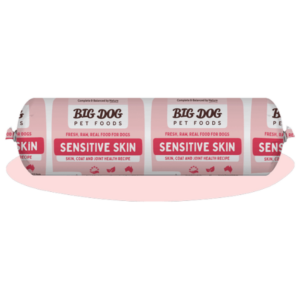 Big Dog Sensitive Skin Frozen Raw All Lifestages Dog Food Roll - 2kg