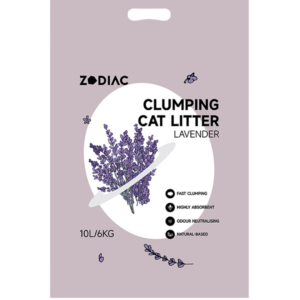 Zodiac Clumping Cat Litter Lavender - 10L