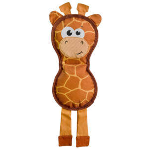 Outward Hound Fire Biterz Giraffe Durable Plush Dog Toy - Medium