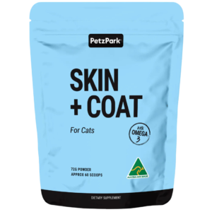 Petz Park Skin & Coat Support Powder for Cats - 60 Scoops
