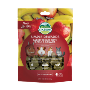 Oxbow Simple Rewards Apple And Banana Treats For Small Animals - 85g
