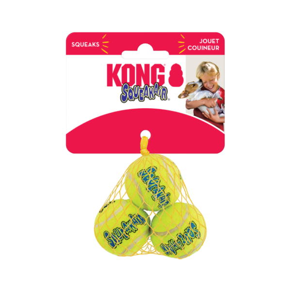 KONG Airdog Squeaker Felt Balls for Dogs