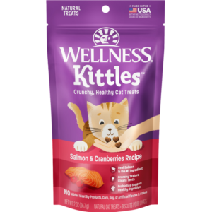 Wellness Kittles Salmon & Cranberries All Lifestages Cat Treats - 57g