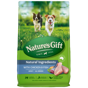 Natures Gift Sustain Fish & Chicken Adult Dry Dog Food - 2.5kg