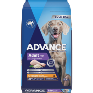 Advance Large Adult Dry Dog Food Chicken With Rice - 20kg