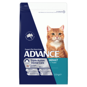 Advance Adult Triple Action Dental Chicken Dry Cat Food - 3.5kg