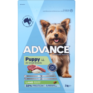 Advance Lamb & Rice Small Breed Puppy Dry Dog Food - 3kg