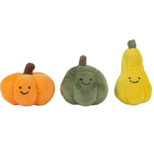 Rosewood Envon Mini Pumpkin 3 Pack Dog Toy - One Size