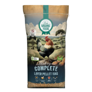 Aus Organic Feeds Organic Complete Layer Pellet For Chickens - 15kg