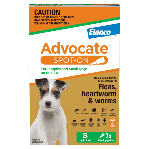 Advocate Green Spot-On for Puppy Small Dogs