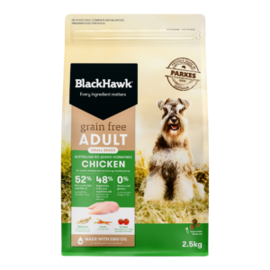 Black Hawk Chicken Grain Free Small Breed Adult Dry Dog Food - 2.5kg