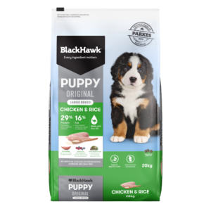 Black Hawk Original Chicken and Rice Large Breed Puppy Dry Dog Food - 20kg