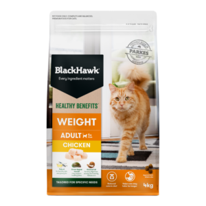 Black Hawk Healthy Benefits Weight Chicken Adult Dry Cat Food - 4kg