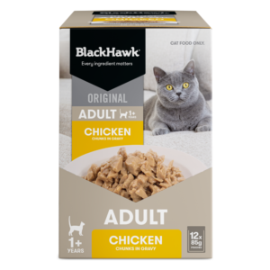 Black Hawk Wet Cat Food Adult Chicken In Gravy Pouches - 12 x 85g