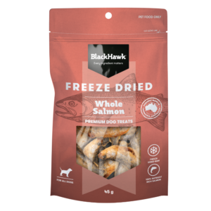 Black Hawk Freeze Dried Whole Salmon Dog Treats - 45g