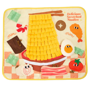 Paws For Life Ramen Noodle Dinner Interactive Snuffle Mat Toy for Dogs - One Size