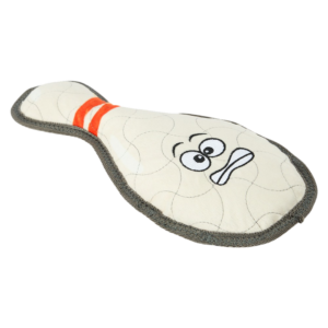 Paws For Life Bowling Pin Tough Multi Layer Squeaker Toy for Dogs - One Size