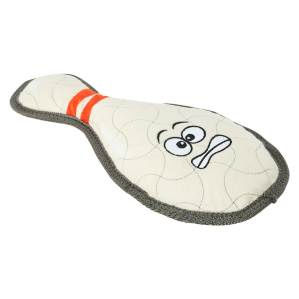 Paws For Life Bowling Pin Tough Multi Layer Squeaker Toy for Dogs – One Size
