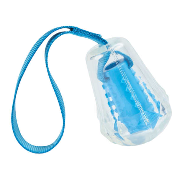 Paws For Life Tuff Chew Blue Nylon Rubber Calabash Dog Tug Toy – One Size