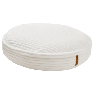 Charlies Cloud Crushed Foam Pet Bed Cream - large
