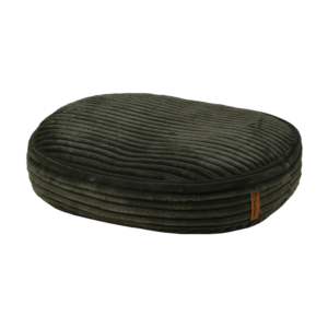 Charlies Cloud Crushed Foam Pet Bed Olive - medium